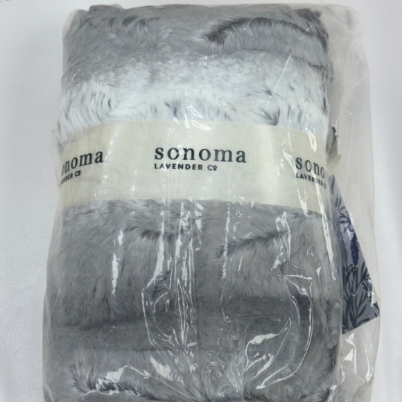 Sonoma Lavender Spa Heat Wrap Platinum Angora Microwaveable Heat Pad Silver NEW - Picture 8 of 16
